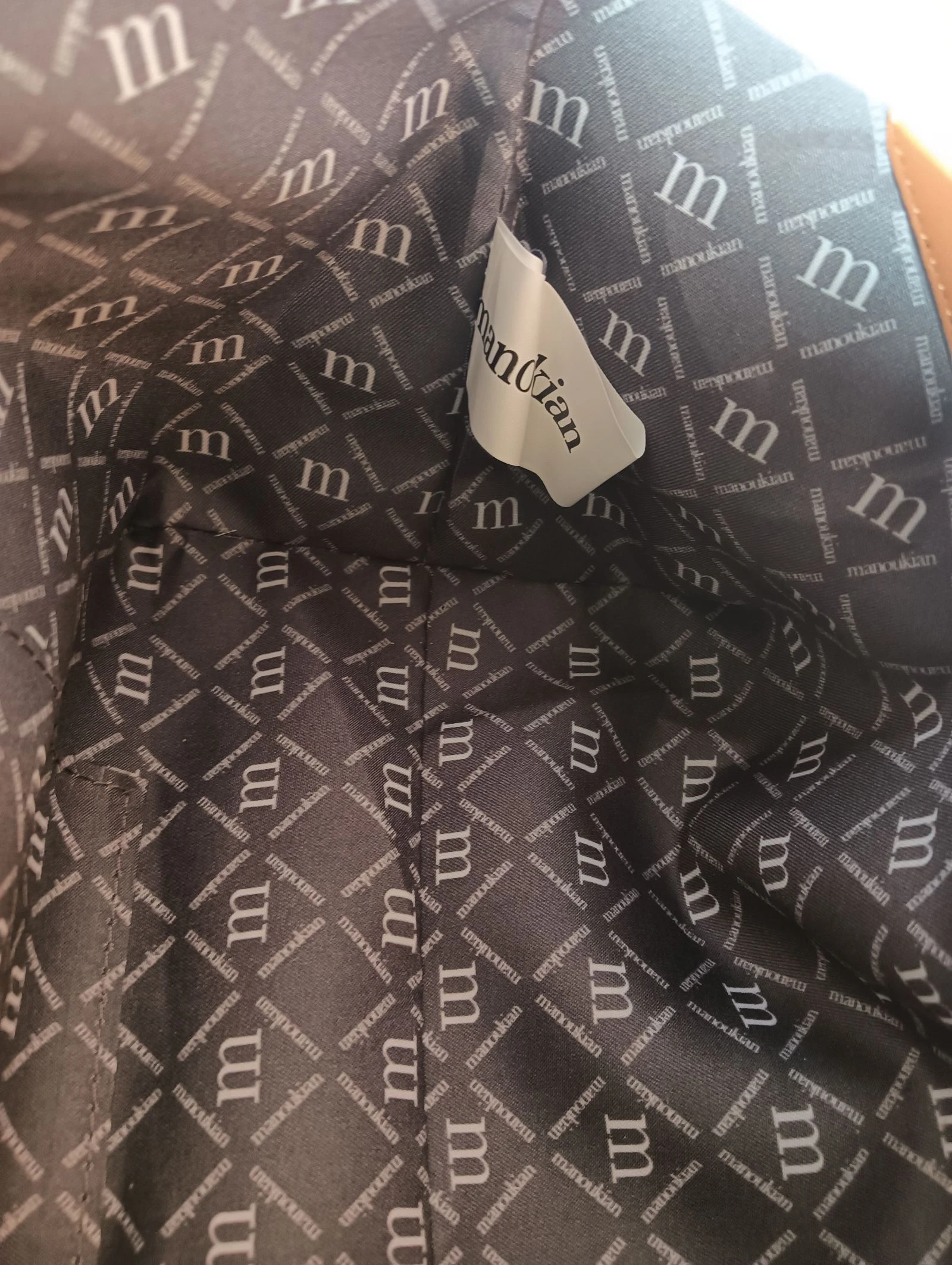 Sac à main Manoukian neuf avec étiquette - Modèle Marley (Coloris Écureuil) – photo 5